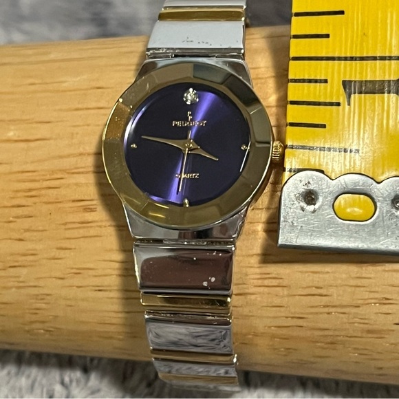 Peugeot Blue Dial Two Tone Stainless Steel Women Watch main image 5